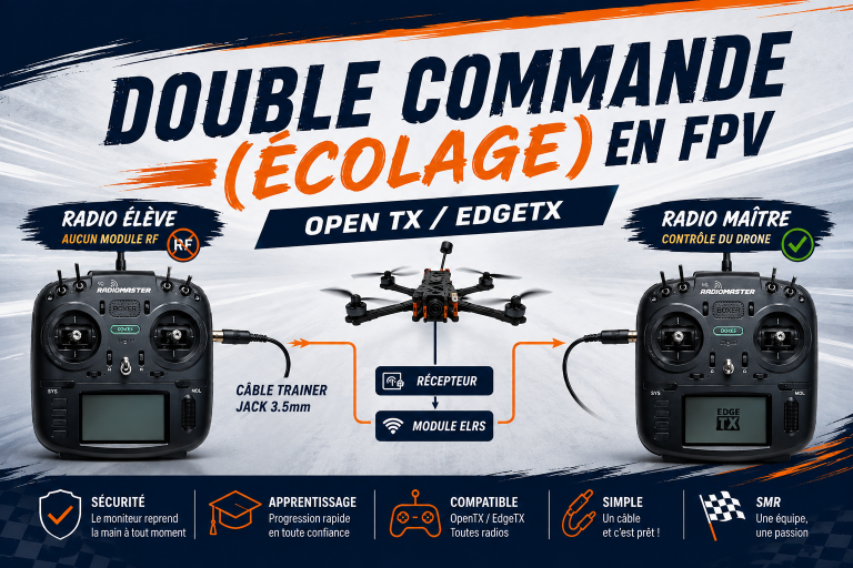 Double commande (Écolage) avec OpenTX / EdgeTX